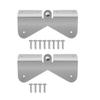 2/4Pcs Gutter Extension Hinge Stainless Steel Downspout Extension Flipup Hinge