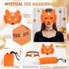 Set Coda e Collare con Mezza Maschera per Costume di Maschera di Halloween