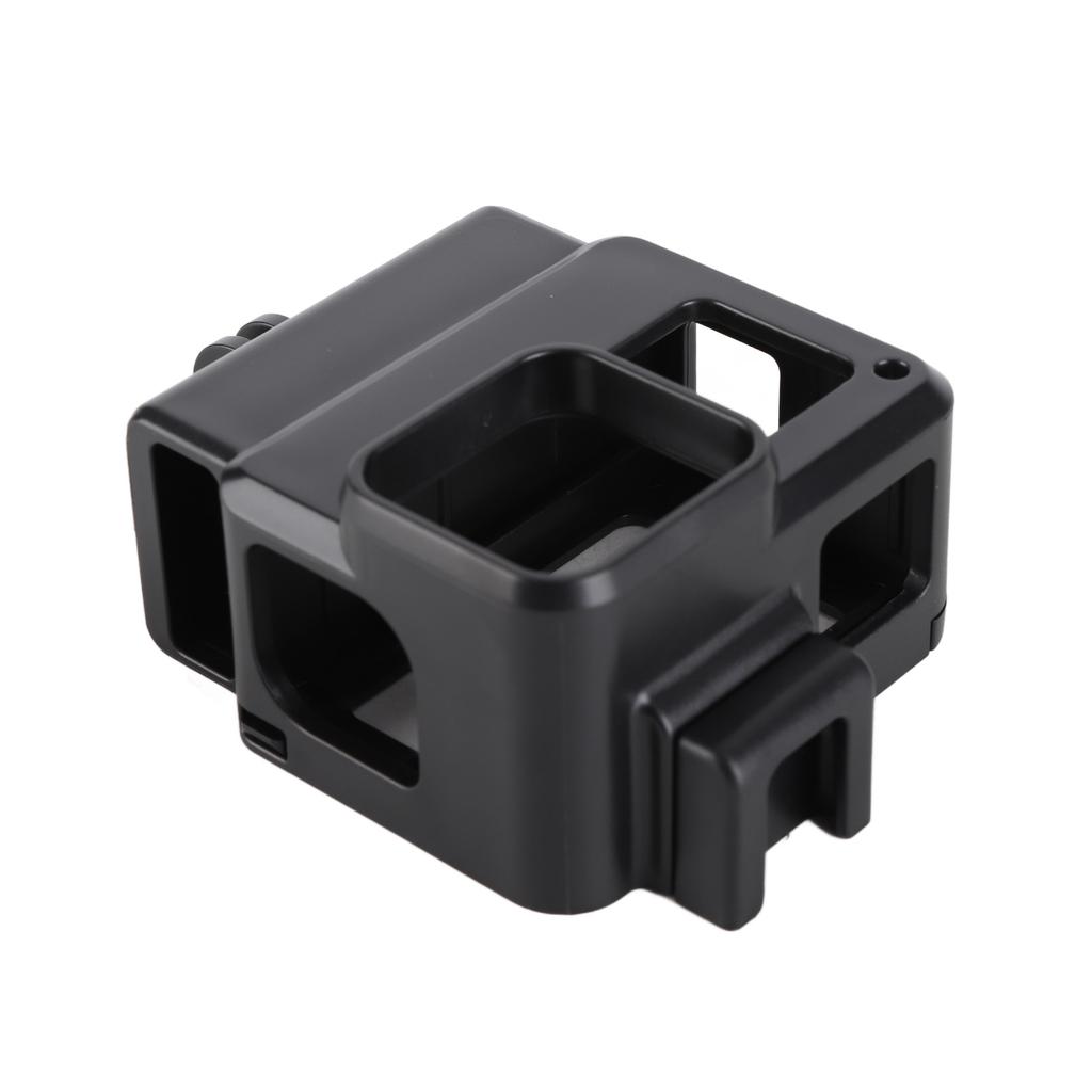 Action Camera Cage Plastic Vlog Camera Hot Shoe Protector Housing for Hero 7 6 5 Black Action Cameras
