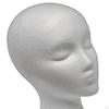 Mannequin Head Display Stand Foam Wigs Manikin Model Round Base for Headwear Hairpieces