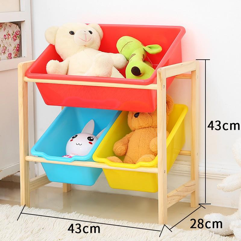 Dinosaur-Themed Kids' Multi-Layer Storage Shelf and Organizer