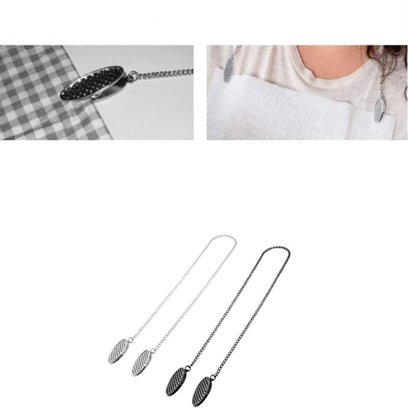 Napkin Holder Chain Clips Chain Flexible Lanyard Neck Strap Children Seniors