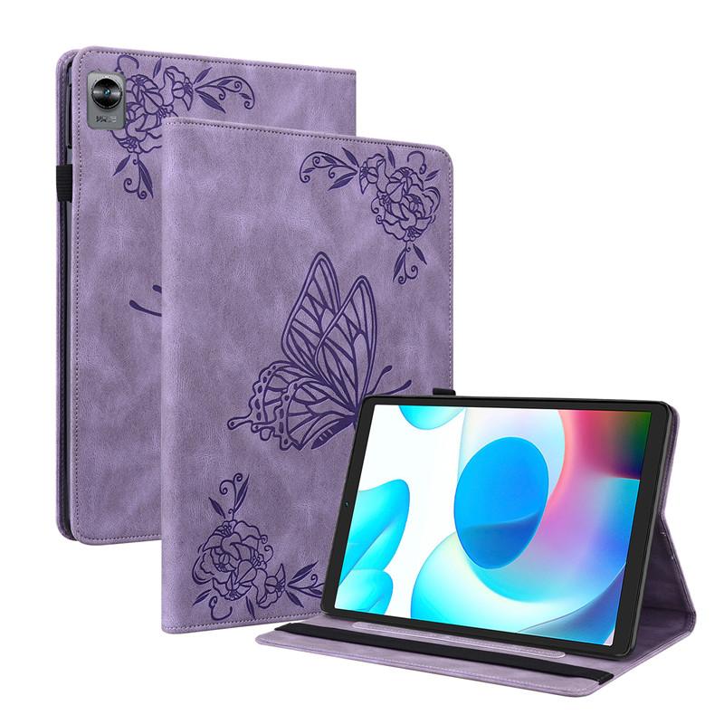 Tablet Case For Realme Pad Mini Case 2022 Retro Embossing Pu Leather Wallet Cover For Funda Realme Pad Mini 8.7 2022 Case Coque