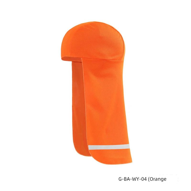 

Cap Helmet Sports Shawl Lining Cap Ryan Full Riding Cycling Reflective Bag Cap. Cap Night Neck Strip Long Tail East G-BA-WY-04 Orange One size