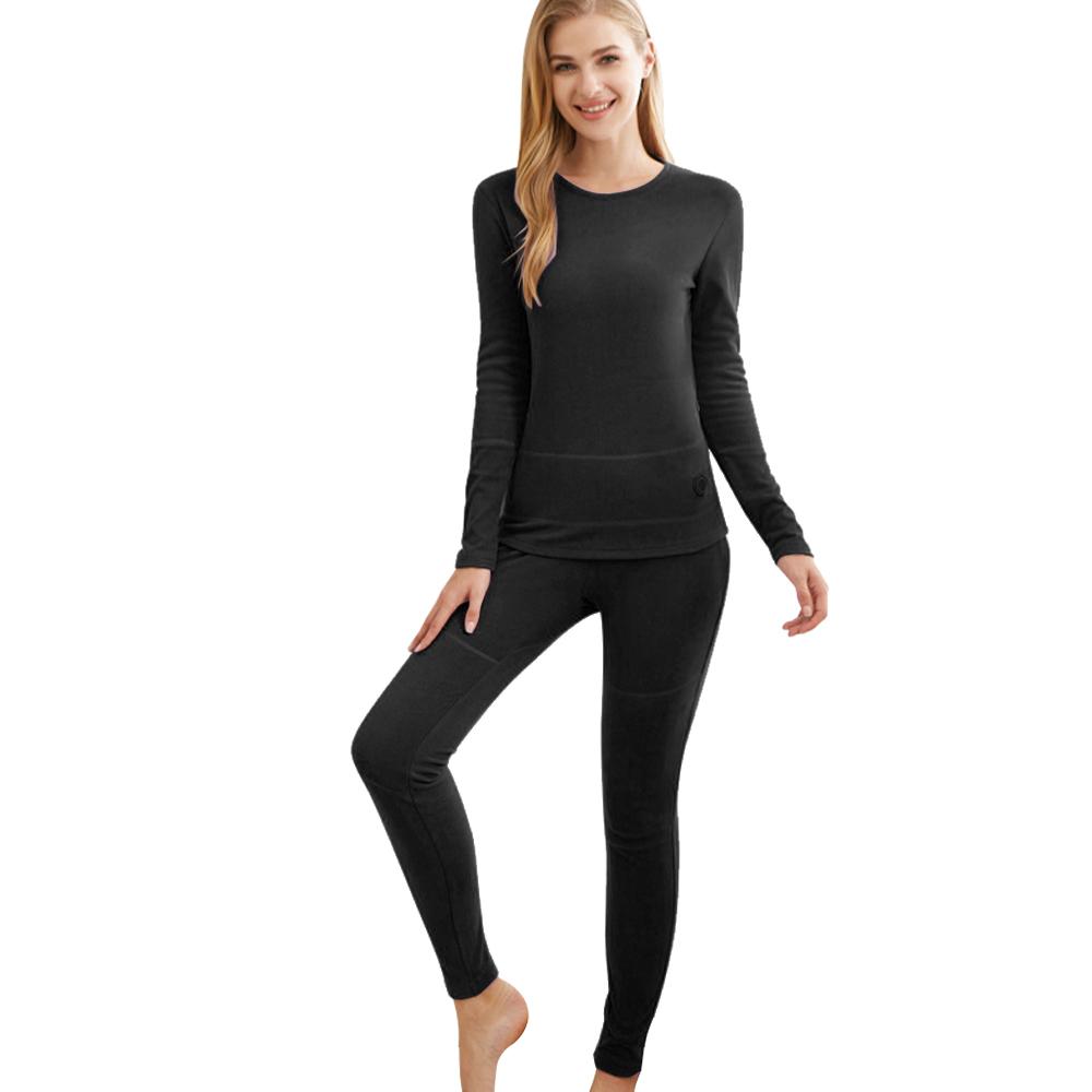 Heated Underwear for Men and Women Winter Warm 20 Areas Electric USB Heated Heating Shirt and Pants Set App Control 5