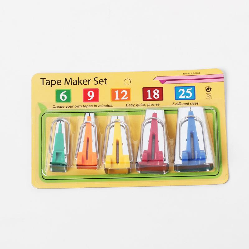 DIY Patchwork Bias Tape Maker & Binding Tool Set - 6/9/12/18/25MM