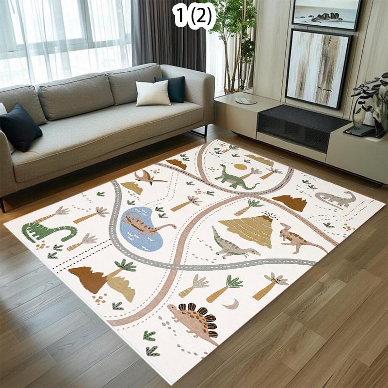 

Children s Play Carpet Rail Transit Printed Carpet Dinosaur Park Carpet Children s Soft Climbing Mat Home Decoration Floor Mat 40X60cm