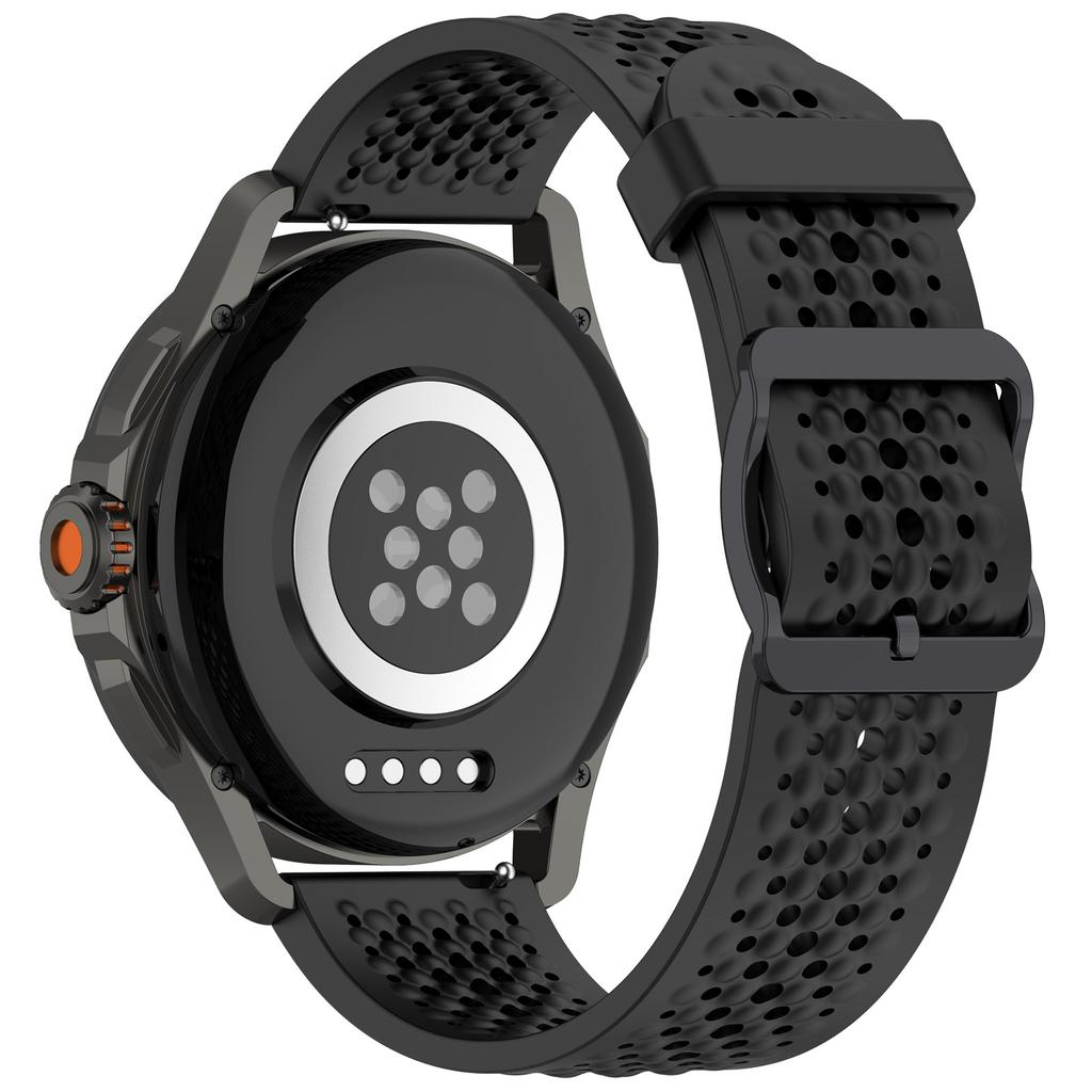 For Samsung Galaxy Watch FE 40mm/Watch7 44mm/40mm Silicone 20mm Multiple Holes Breathable Watch Strap