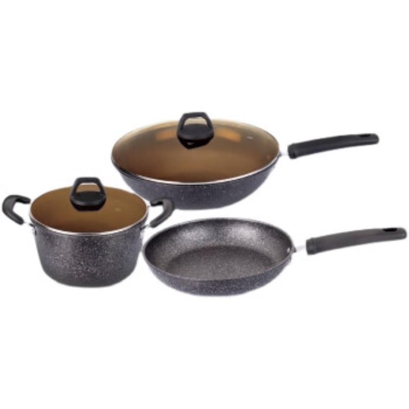 Kangbah Maifan Stone 3-Piece Cookware Set