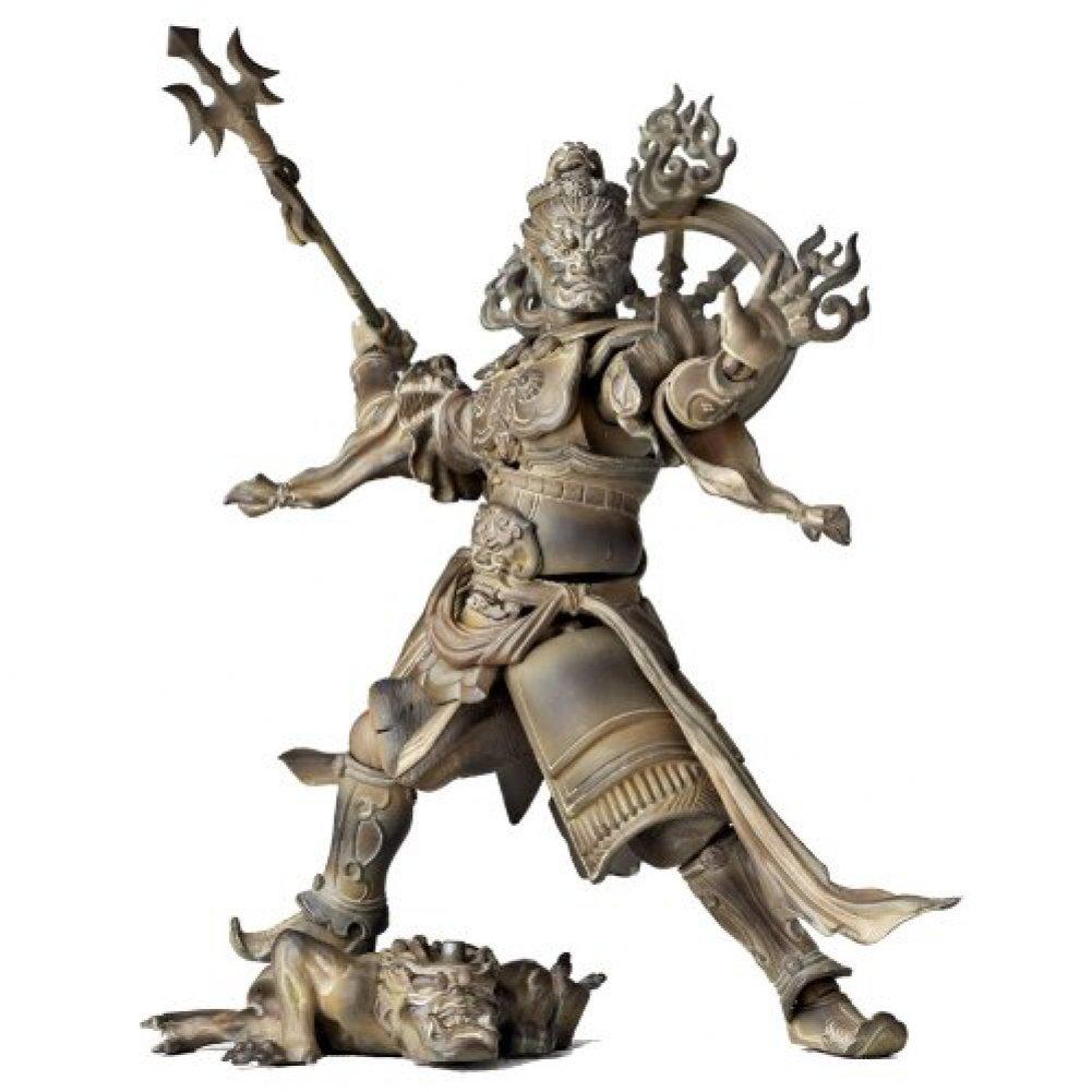 Revoltech Takeya 001EX Tamonten Wood Version ABS PVC Painted Action Figure Non-Scale &