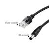 IEEE802.3af/at Compliant Power Over Ethernet Splitter 48V to 12V 1.2A Voltages Converters DC5.5x2.1mm Port POE Splitters