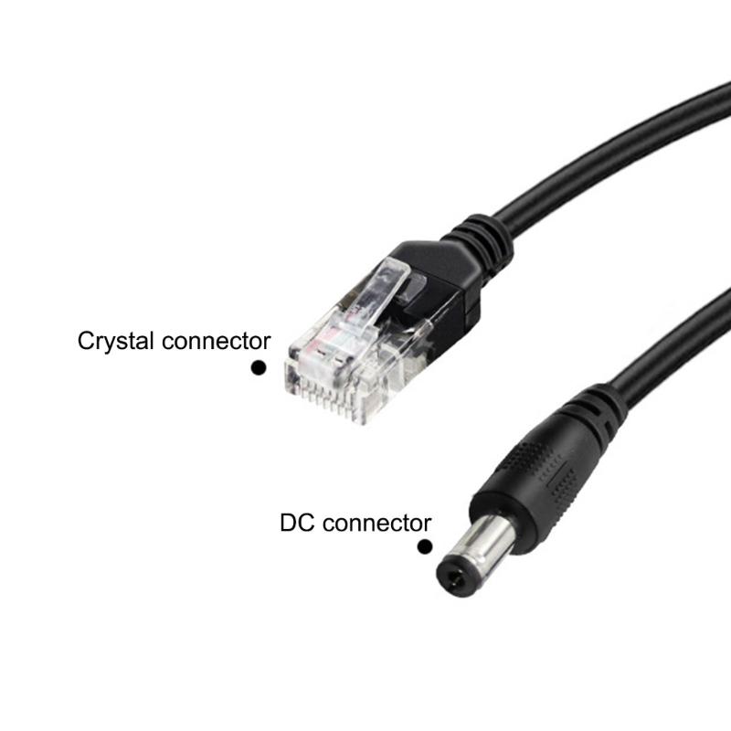 IEEE802.3af/at Compliant Power Over Ethernet Splitter 48V to 12V 1.2A Voltages Converters DC5.5x2.1mm Port POE Splitters