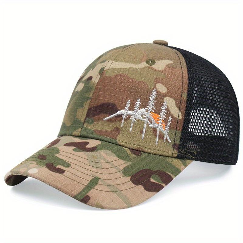 1pc New Spring and Summer Models Five Trees Embroidered Baseball Cap Four Seasons Universal Visor for Men and Women
