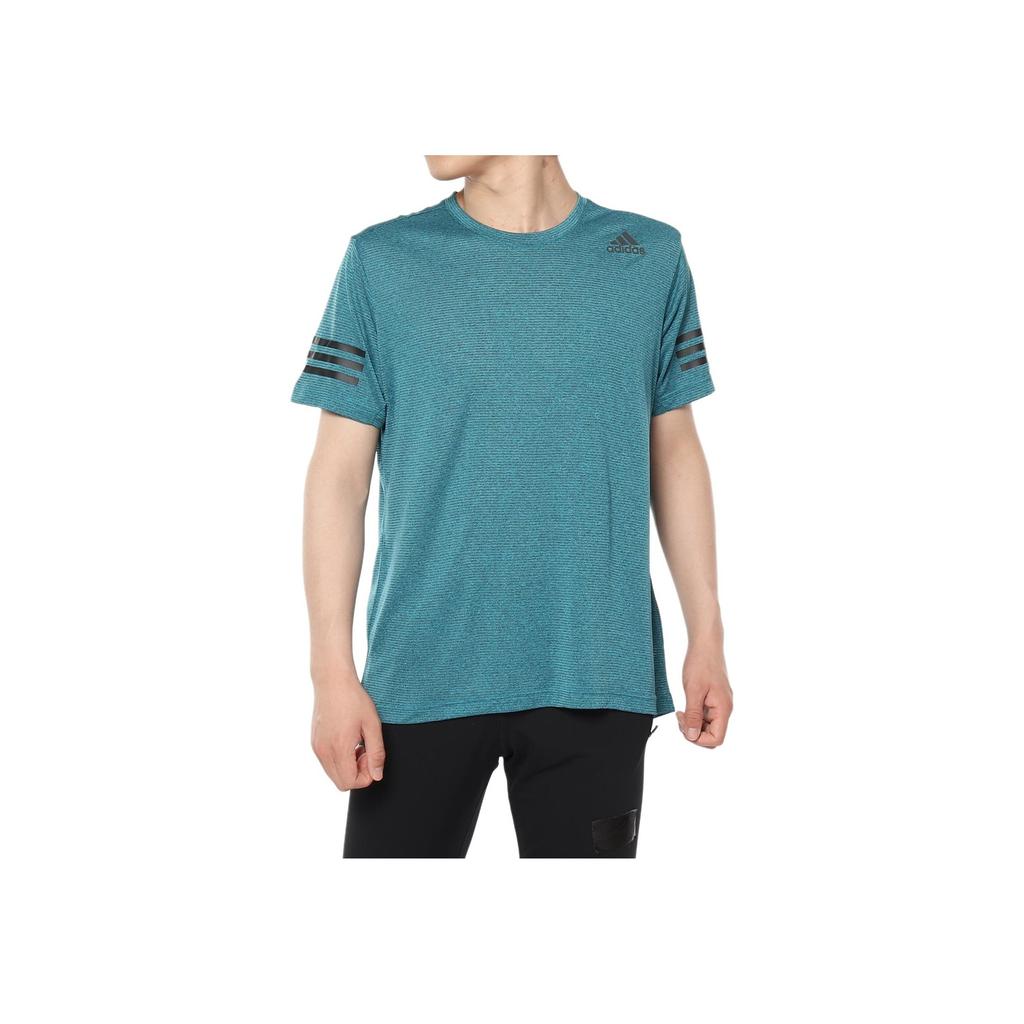 Adidas Футболка с коротким рукавом и круглым вырезом с логотипом, мужская, светло-голубая, DY9590