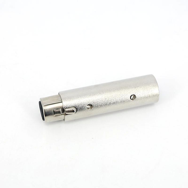 Metal 3Pin XLR male To 5Pin female Converter Audio Lighting power Adapter 3Pin female To 5Pin male Connector Stage Theatre Light