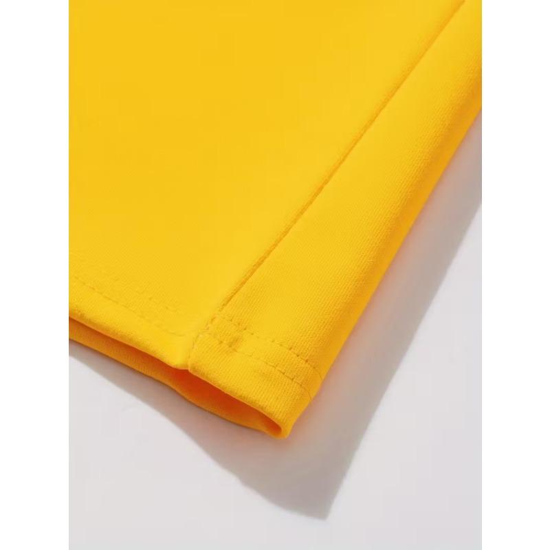 European Size Childrens Crew-neck Short-sleeved T-shirt with Black Cat Eating Sushi Pattern Print