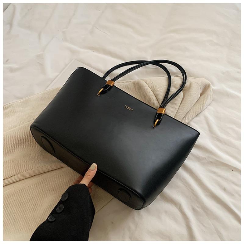 Premium texture retro bag women's new large-capacity shoulder commuter bag fashionable personalized tote bag