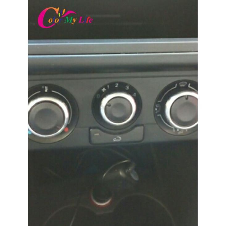 3Pcs/Set Air Condition Heat Control Switch Knob for Skoda Superb Octavia MK1 2007-2013 AC Knobs Car