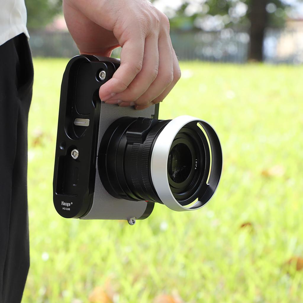 Haoge HG-Q3B Handle Hand Grip for Leica Q3 and Q3-43 Camera Body with L-Shaped Grip Bracket