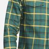 Nike Plaid Sports Casual Breathable Polo Long Sleeve Shirt Men Shirts Green DA4251-333