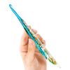 Floral Resin Grips Crochet Hook 2.0-6.0mm Non-Slip Knitting Needle Knitting Tools Yarn Knitting DIY Weaving Tools Home Use