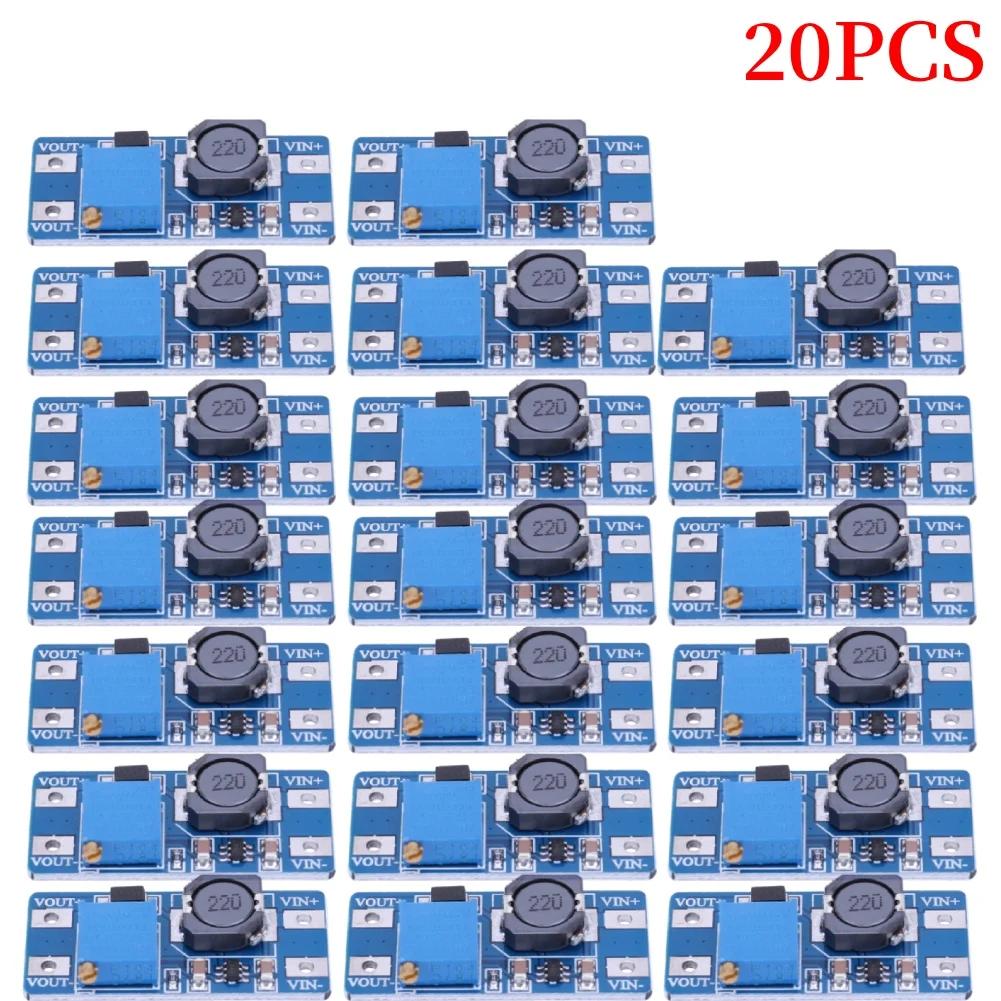 5-100PCS MT3608 DC-DC Step Up Converter Booster Power Supply Module Boost 2V-24V To 5/9/12/28V Step-up Board MAX output 28V 2A