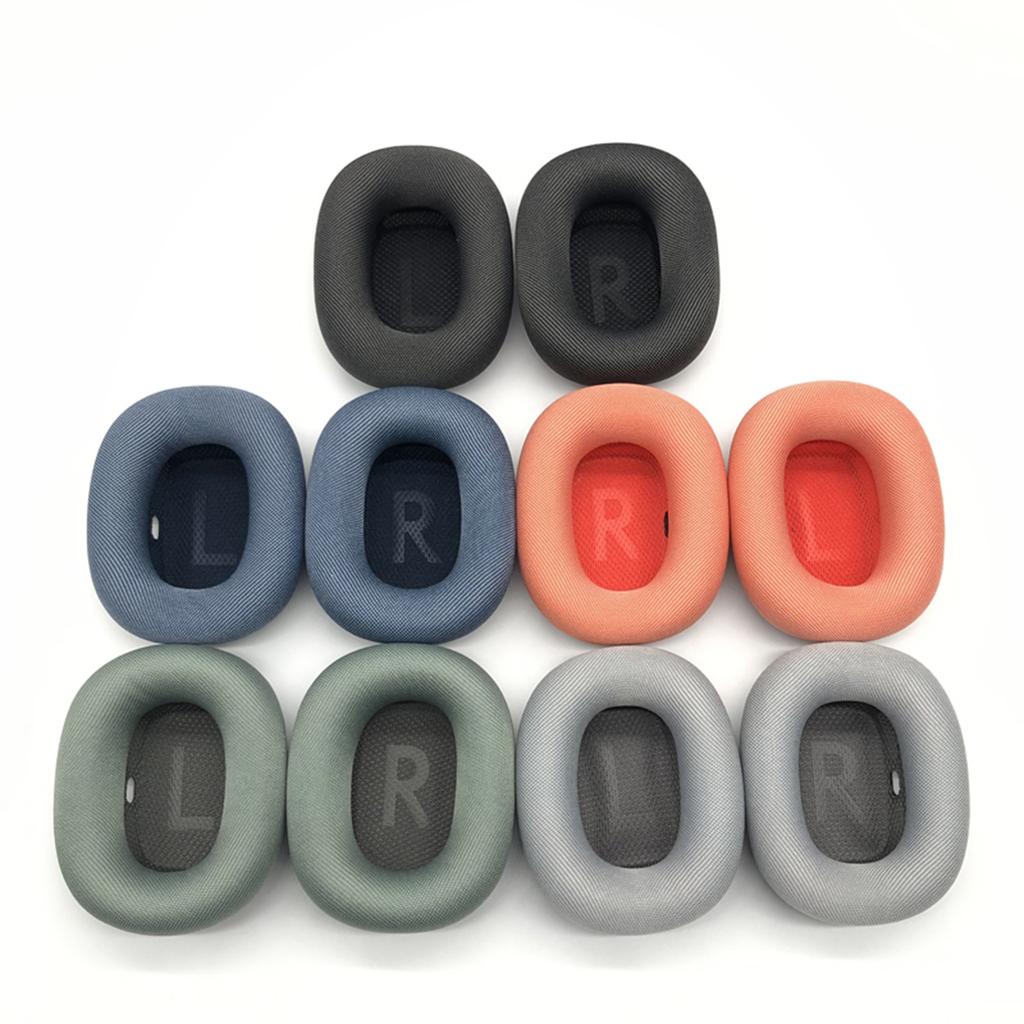 1Pair Replacement Soft Mesh Cloth Ear Pads Cushion Cover for  Max Headphone Sponge Earmuff Headset Sleeve
