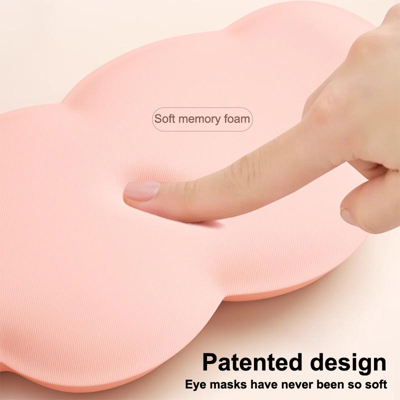 Maska do spania 3D Pianka z pamięcią Blokująca światło Cień na oczy Opaska na oczy Dla ulgi w zmęczeniu Pomoc w zasypianiu na noc Maska na twarz Opaska na oko