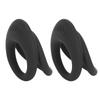 2pcs Penis Ring Super Elasticity Stronger Erection Soft Stretchy Cock Ring for Gentlemen