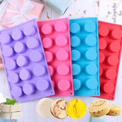 Cylindrical Cake Silicone Mold for Baking and Chocolate Desserts