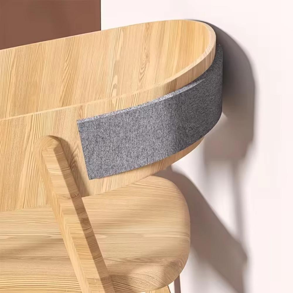 2/4m Self-Adhesive Furniture Pad Wear-Resistant Non-Slip Chair Pad Floor Protector Pad  Stair Use