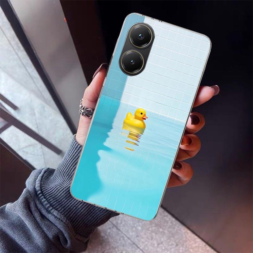 Rubber Ducks Swimming Pool Phone Case For Xiaomi Poco X5 X6 X7 Pro F7 Ultra M7 Redmi 15C 15 13C 13 12C 12 10 10C 10A 9 9C 9T 9A