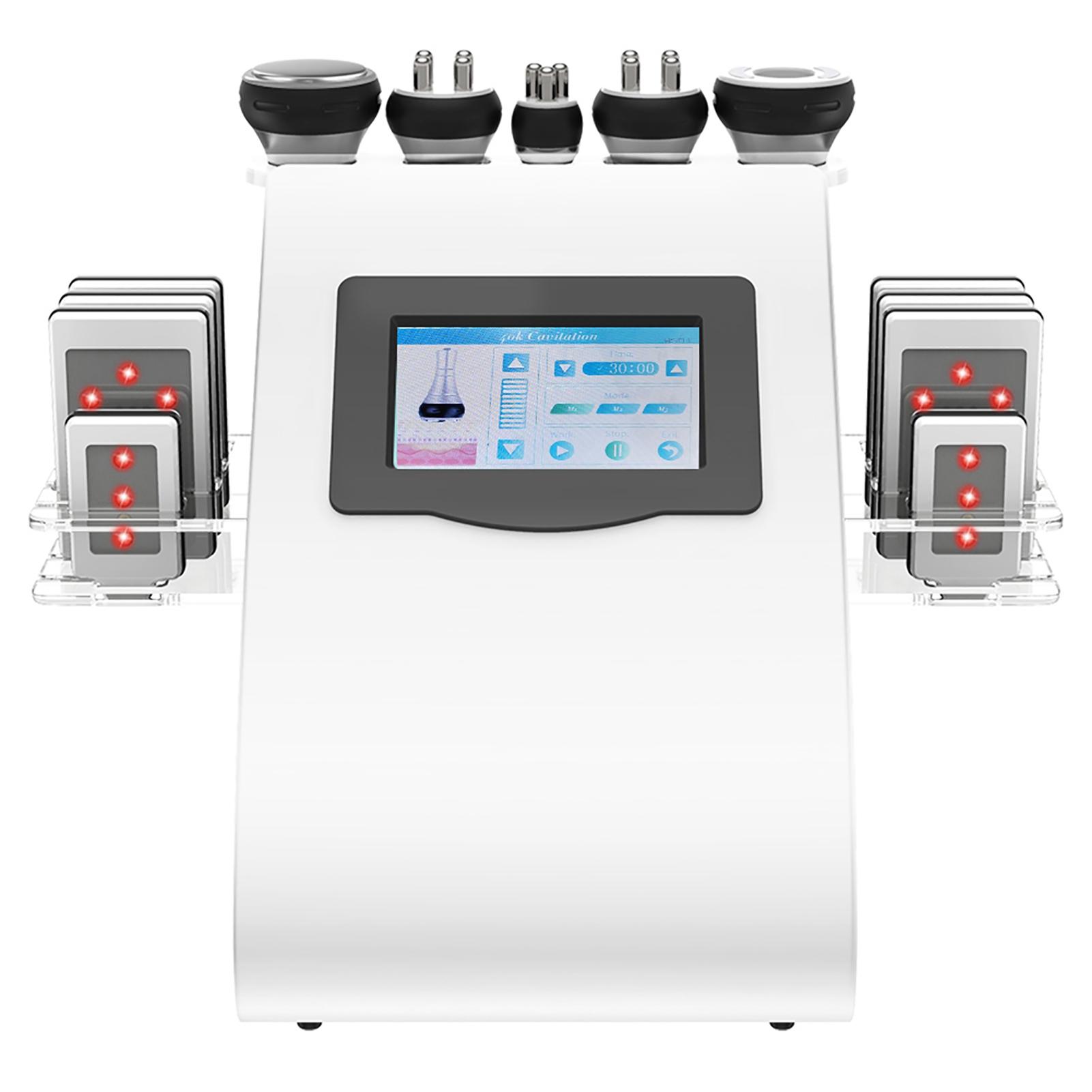 

Кавитация Ультразвуковая 40K Машина для удаления целлюлита и жира Радиочастотный RF Мультиполярный Вакуум UK Plug