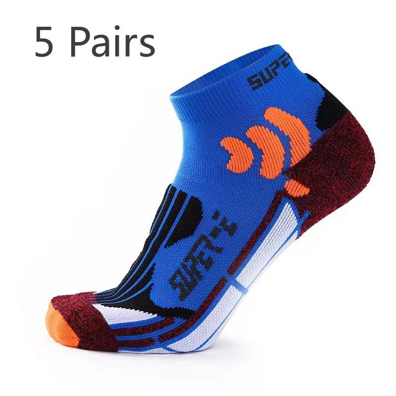 

5 пар мужских весенних и осенних спортивных носков Hair Circle Sport среднего размера 5 Pairs синий