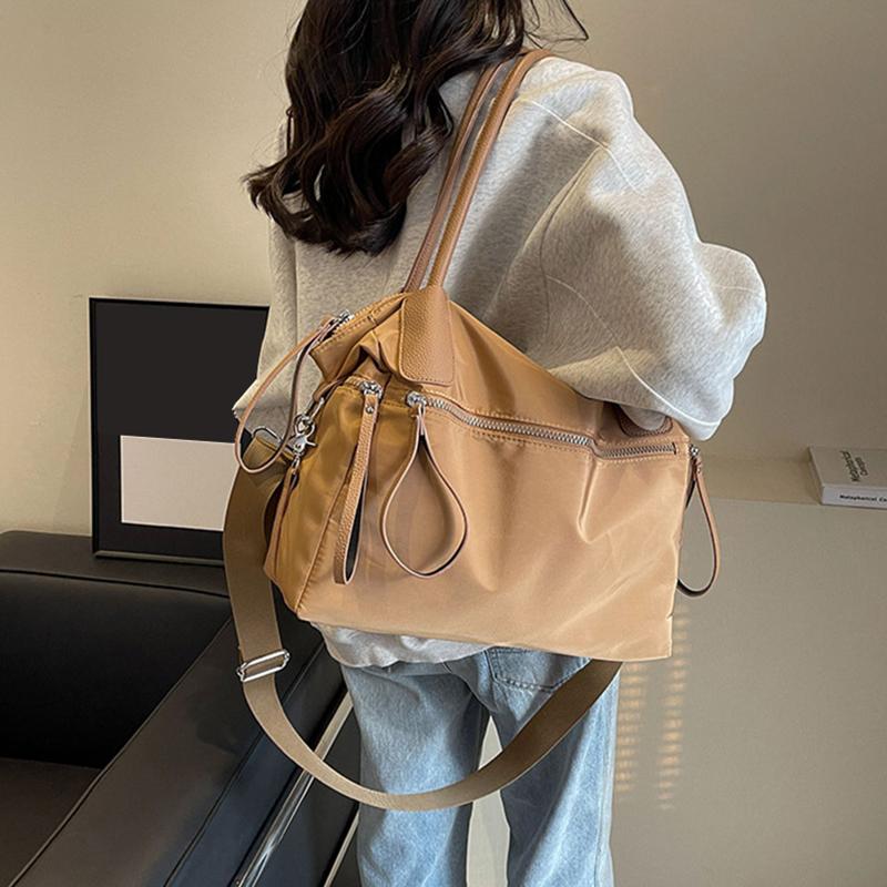 Nylon Oxford Bag Women Autumn and Winter Trendy Handbag Casual Tote Bag Large Capacity Shoulder Messenger Bag AVE