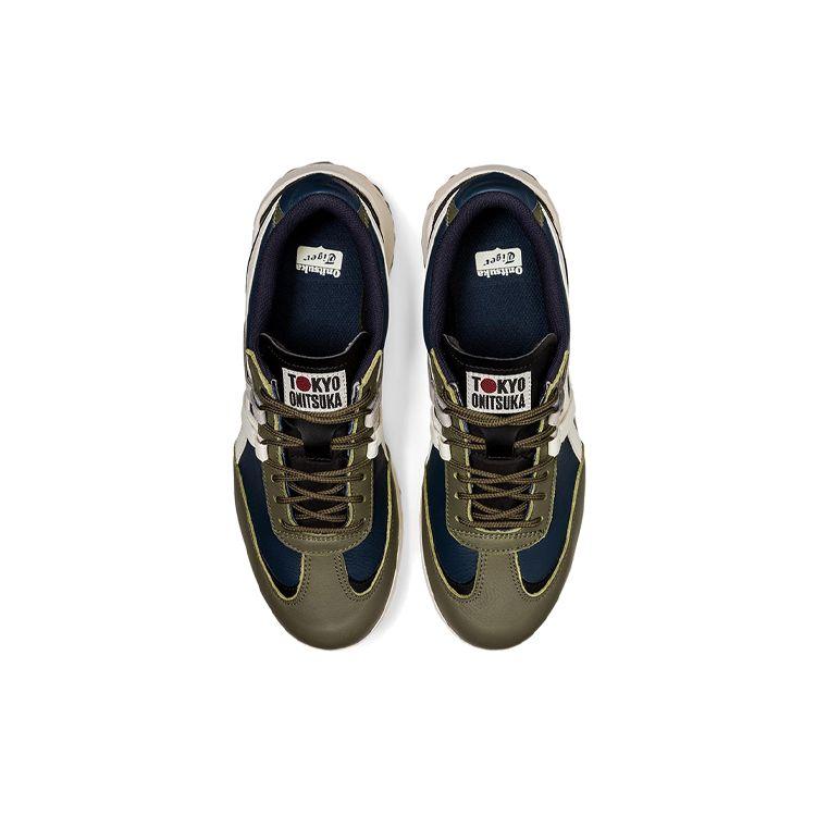 ONITSUKA TIGER Delegation EX Retro Casual Lightweight Breathable Low-Top Sneakers Unisex Sneakers White Blue Green 1183A559-401