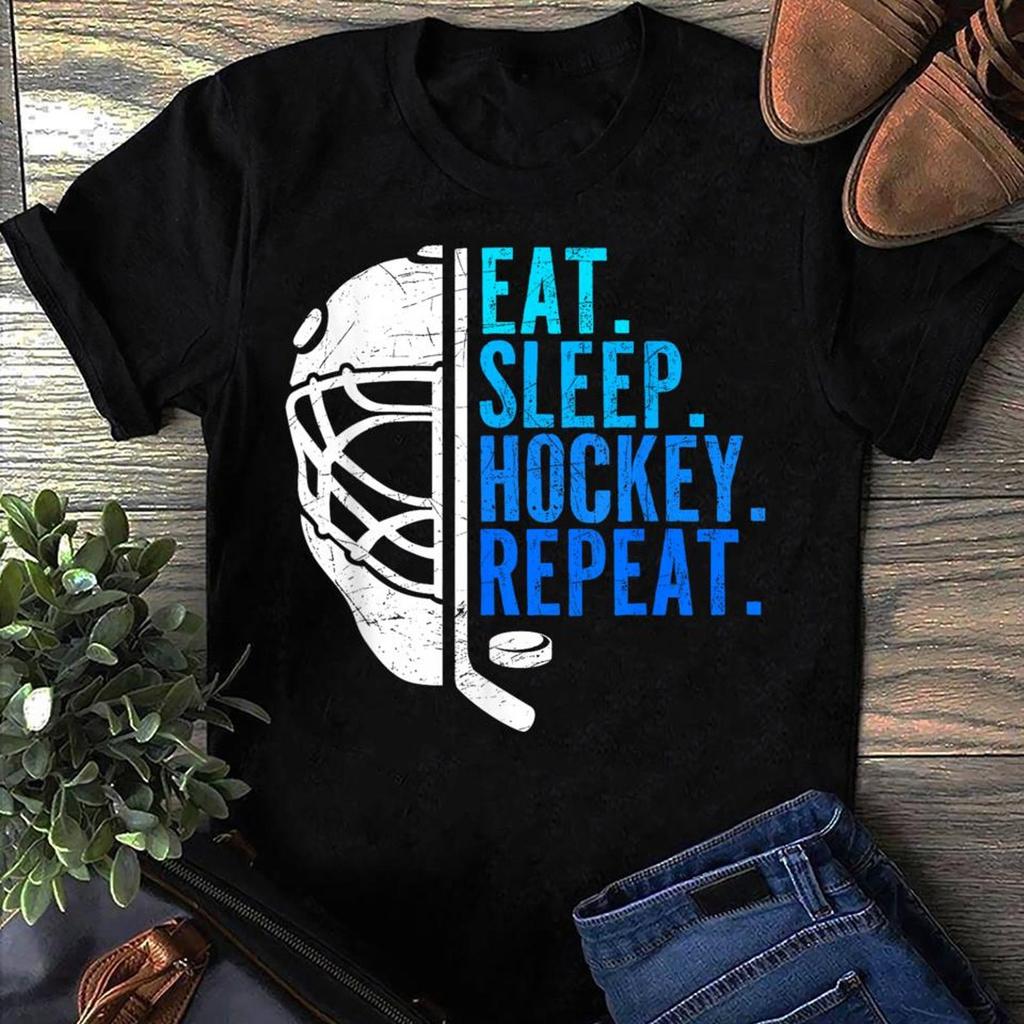 Eat Sleep Hockey Repeat Boys Hockey Player, Hockey Player, Hockey Lover, Shirt Hockey Player, Gift Hockey, Hockey Team, Hockey Moms