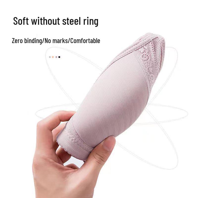 Trägerloser dünner Push-Up Bügelloser Vollschalen-BH mit Seitenstütze