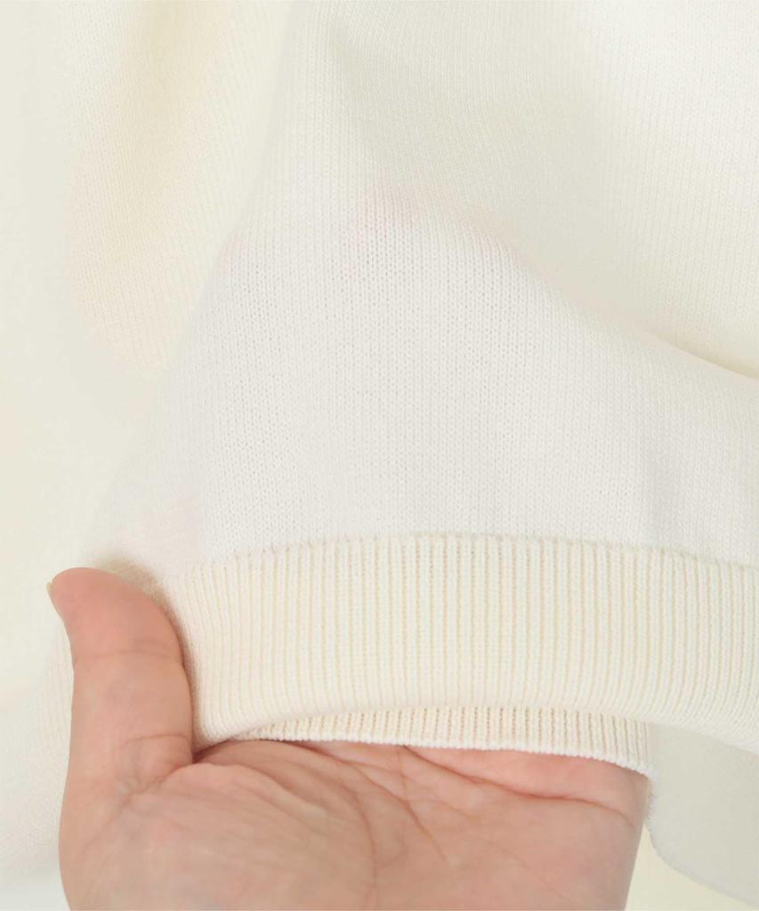 Yours BEXU1681 High Neck Drop Shoulder Oversized Size M Women's Knit, Ivory,