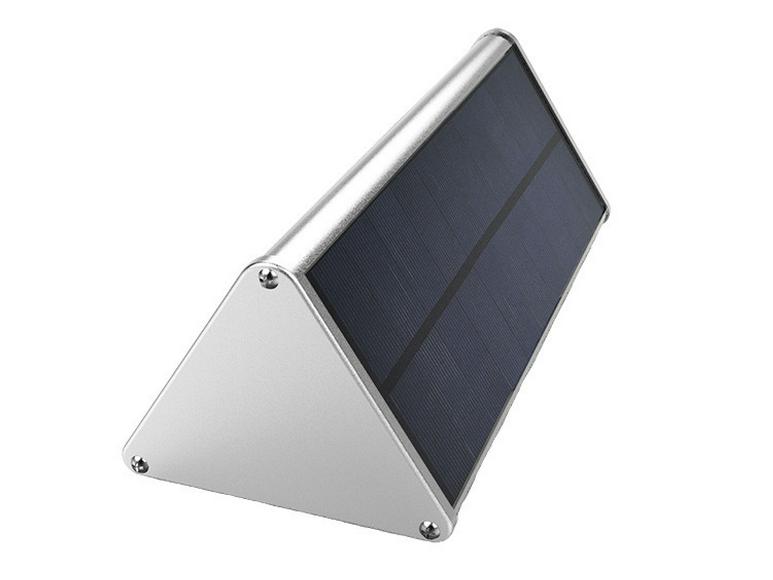 Smart LED Waterproof Solar Wall Light with Microwave Radar Sensor for Outdoor Courtyard