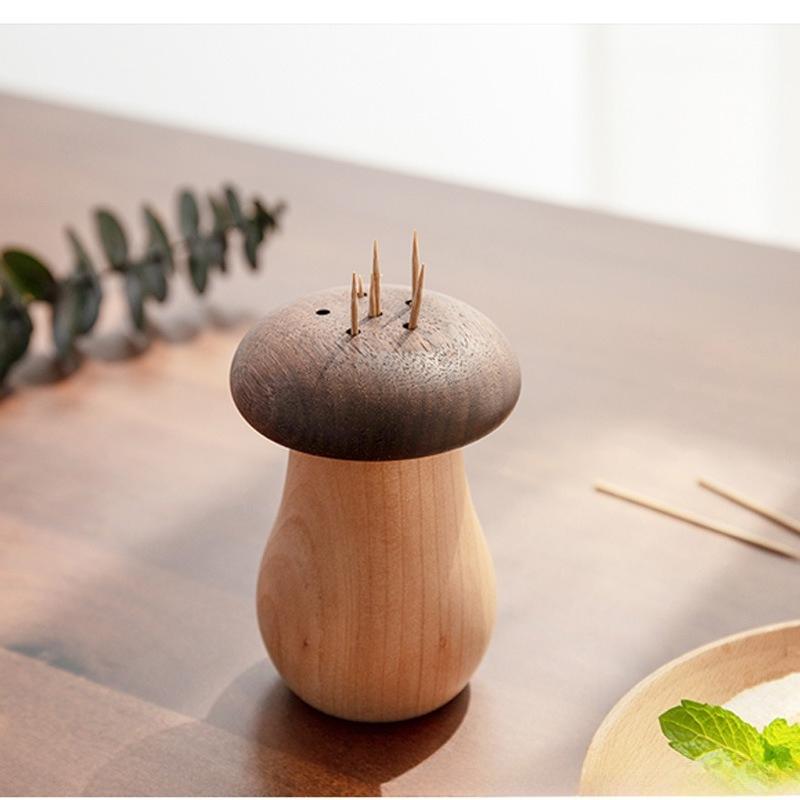 1 Pièce Créative Rétro Champignon Boîte à Cure-dents Ménage Meuble de Haute Valeur Table à Manger Exquis et Mignon Antique Chinois Ornement de Luxe Léger