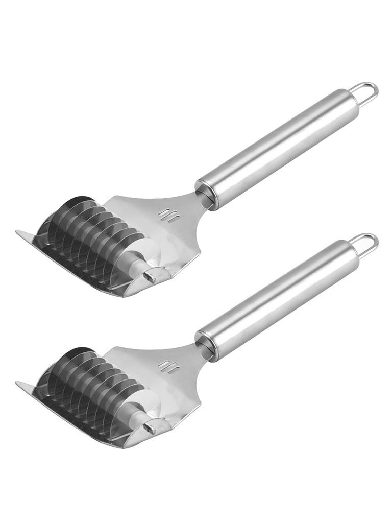 High Grade Stainless Steel Noodle Lattice Roller Docker Dough Cutter Pasta Spaghetti Maker for Kitchen Cooking Tools