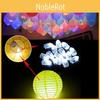 Eco-friendly Bullet Head Shaped Led Balloon Lights For Birthdays And Weddings 10pcs