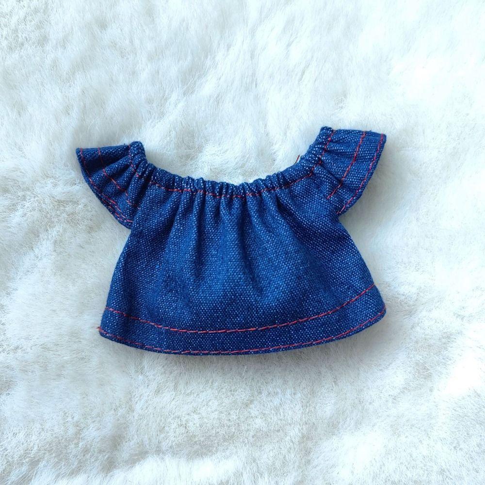 Multistyles Cotton Doll Tops Casual Wears Doll Clothes Accessories Kids Toys  for 10cm Cotton Dolls