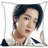 P1Harmony KPOP Cushion Cover Polyester Throw Pillow Case Super Soft Satin Fabric Cushion Cover Festive Home Decorative Cushions