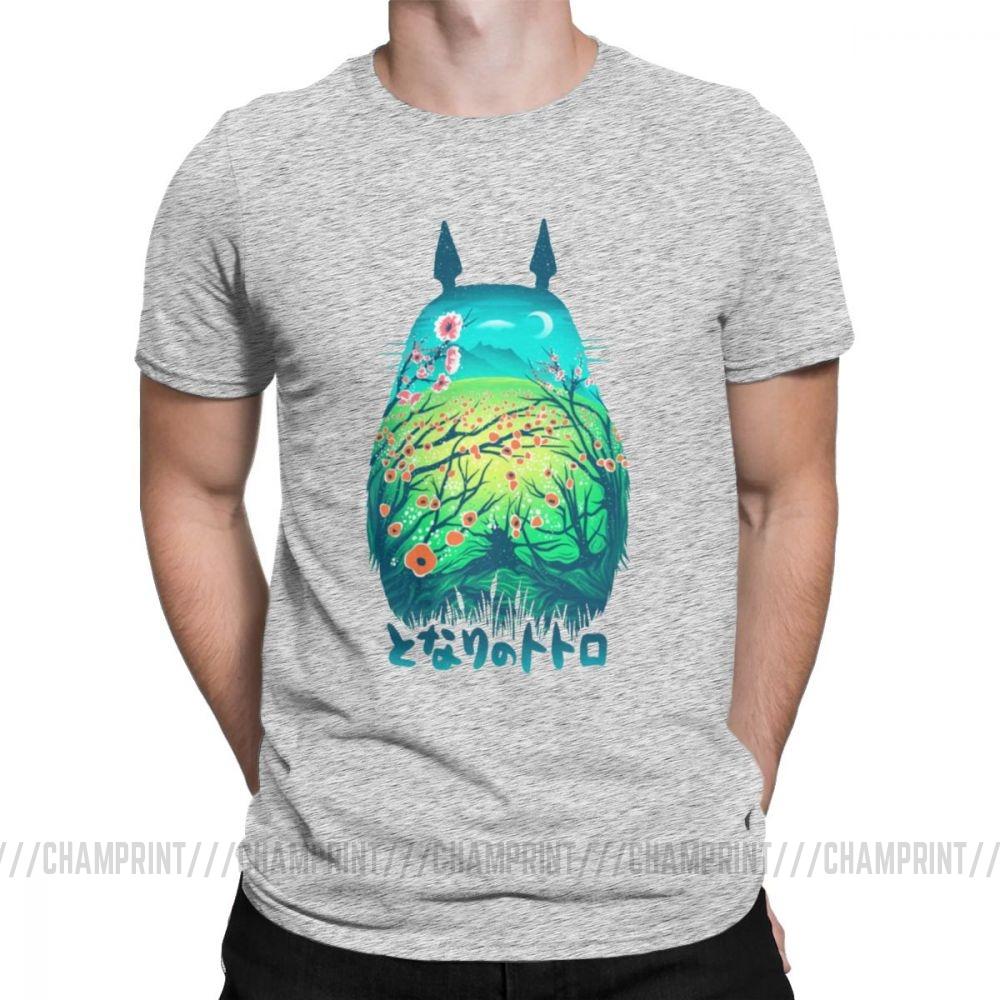 Men S T Shirt He Is My Neighbor Totoro Novelty 100 Cotton Tee Shirt Short Sleeve