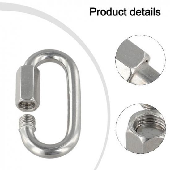 316 Stainless Steel Quick Link Chain Connector for Yachts and Diving Activities