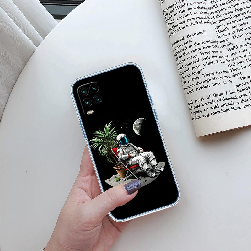 Astronaut Space Moon Transparent Phone Case for Motorola Moto Edge 20 30 40 50 S30 Fusion Ultra Pro Neo Lite + G200 G23