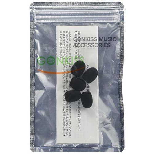 GONKISS Microphone Sponge Windscreen for Lavalier Microphones and Broadcasting (Set of 5, Black)