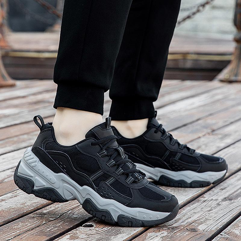 Large Size Men's New Casual and Comfortable Platform Dad Shoes, Lightweight and High-quality Fashion Sports Shoes